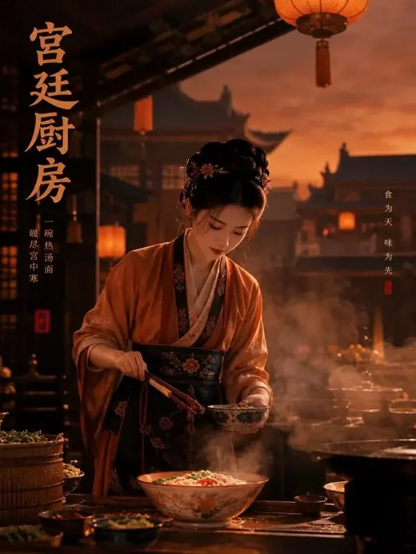 短剧《御膳房里的小厨娘》古装题材封面